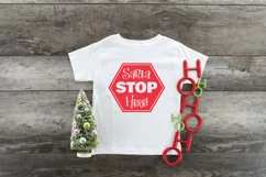 Christmas SVG Cut File - Santa Stop Here SVG File Product Image 6