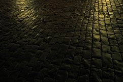 texture of a cobblestone square in the night light Product Image 1