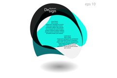 Unique abstract graphic elements. Design template Product Image 1