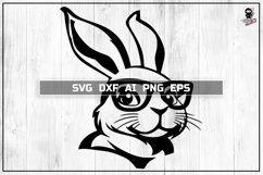 Easter Bunny SVG, Cute Baby animal Cut file Product Image 1