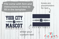 Basketball SVG | Basketball Template 0019 | Shirt Design Product Image 5