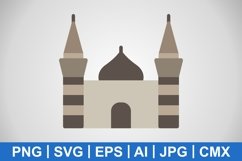 Vector Mosque Icon Product Image 1