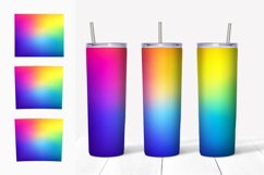 Tumbler Sublimation, Rainbow Design Tumbler 20oz Product Image 2