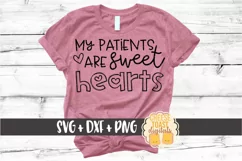 My Patients Are Sweethearts - Nurse Valentine's Day SVG File Product Image 1