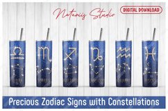 Big Bundle. 12 Zodiac Signs designs for 20oz SKINNY TUMBLER. Product Image 2