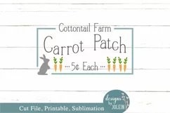 Carrot Patch SVG, png, sublimation, printable, JPEG Easter Product Image 4