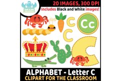 Big Alphabet Letter Clipart Bundle - Lime and Kiwi Designs Product Image 25