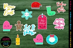 Kawaii Christmas Stickers I Holiday Planner Stickers Product Image 1