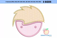 Face Of The Cute Little Boy Embroidery Design Product Image 2