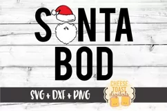 Santa Bod - Christmas SVG File - Dad Svg - Funny Svg File Product Image 2