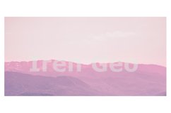 Beautiful mystic mountains sunset landscape Product Image 1