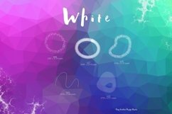 30 Hand Drawn White Abstract Clip Art Product Image 12