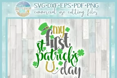 Baby's First St Patrick's Day Holiday SVG DXF EPS PNG files Product Image 4