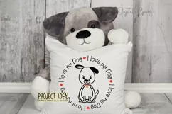 I love my Dog SVG / EPS / DXF / PNG Files Product Image 3