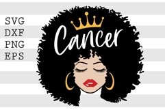 Black Queen Cancer SVG Product Image 1