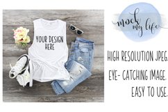 Bella Canvas Mockup / Shirt Mock up / Muscle Tank Top Mockup Product Image 1