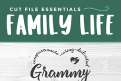 Grammy svg - a Grammy heart grandma svg for crafters Product Image 3