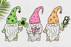 Spring gnomes. Cutting template Product Image 2