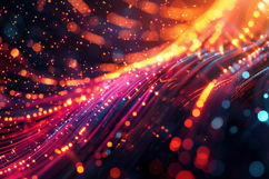 Abstract Glowing Particles Wave Background Wallpaper Product Image 1