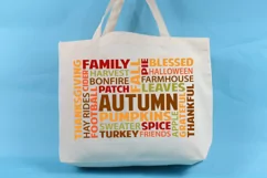 Fall Word Art SVG PNG EPS DXF Fall SVG Farmhouse Sign SVG Product Image 4