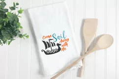 Come Sail Away With Me SVG - Viking SVG Cut File - DXF EPS Product Image 2