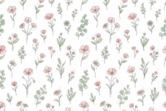 Modern minimalist watercolor pattern Product Image 1