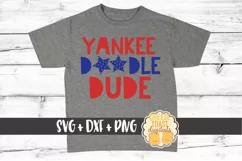 Yankee Doodle Dude - Fourth of July SVG PNG DXF Cut Files Product Image 1