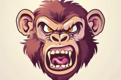 Monkey Head Wallpaper Background Product Image 1