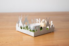Easter Tray SVG | Paper Cut SVG | Easter Candle Holder Product Image 6