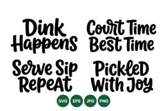 Hand Lettered Sports Quote SVG Design For Crafting Product Image 1