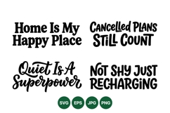 Hand Lettered Positive Quote SVG Designs For Crafts Product Image 1