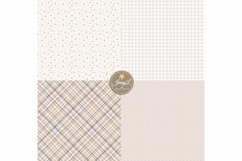 Rainbow Boho Digital papers and Feathers Clipart Product Image 5