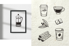 Coffee and tea. Vector illustrations Product Image 2