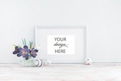 White wooden frame mockup Product Image 1