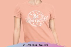 Be Free Papercut SVG Product Image 2