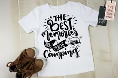 The Best Memories Are Made Camping Lettering Quotes SVG Product Image 2