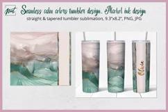 Tumbler design | Green colors tumbler sublimation design Product Image 1