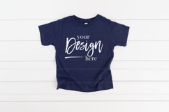 TShirt Mockup NAVY | 3001T Bella Canvas T-shirt Mock up Product Image 2