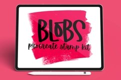 Paint Blobs Stamp Kit - Procreate Brush Product Image 1