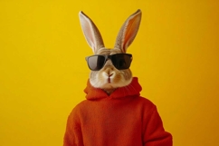 Cool bunny with glasses Product Image 1