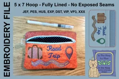 ITH Road Trippin Zipper Bag Zipper Bag - Lined, 5X7 Product Image 2