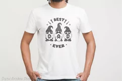 Fathers Day SVG, Quote With Gnomes, Dad Svg, Best Dad Ever Product Image 3