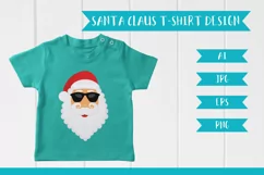 Santa Claus print for T-Shirt EPS JPG AI PNG Product Image 1
