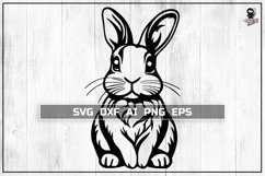 Easter Bunny SVG, Cute Baby animal Cut file Product Image 1
