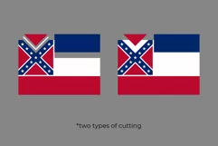 Mississippi flag svg Mississippi flag art Product Image 2