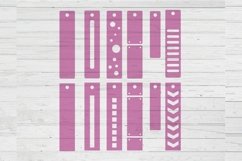 Rectangle Earrings template svg dxf png ai files Product Image 1