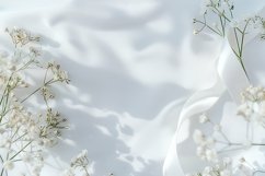 Minimalist Wedding Mockup. Wedding flat lay mockup backdrop Product Image 1