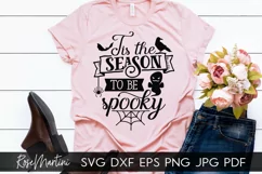Tis The Season To Be Spooky SVG Funny Halloween Witch svg Product Image 5
