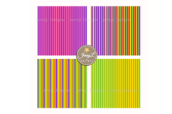 Colorful Bright Stripes Digital Papers, Colored Pattern Product Image 6