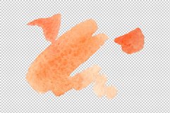 Orange Fuchsia Watercolor png Product Image 9